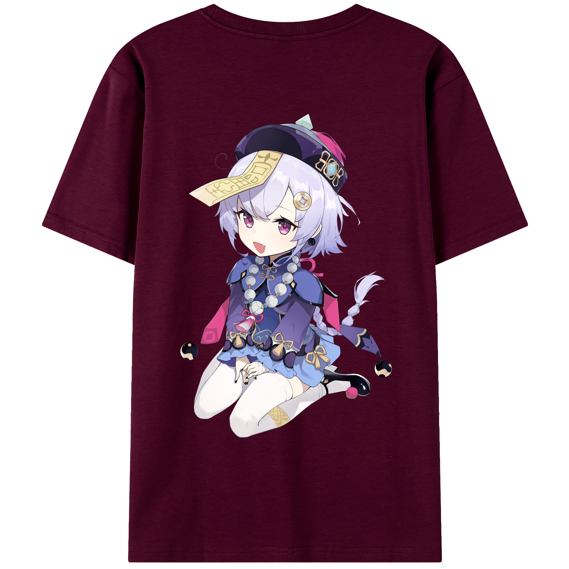 げんし神 七七 なな  genshin Nana レディース半袖Tシャツ(バックプリント)